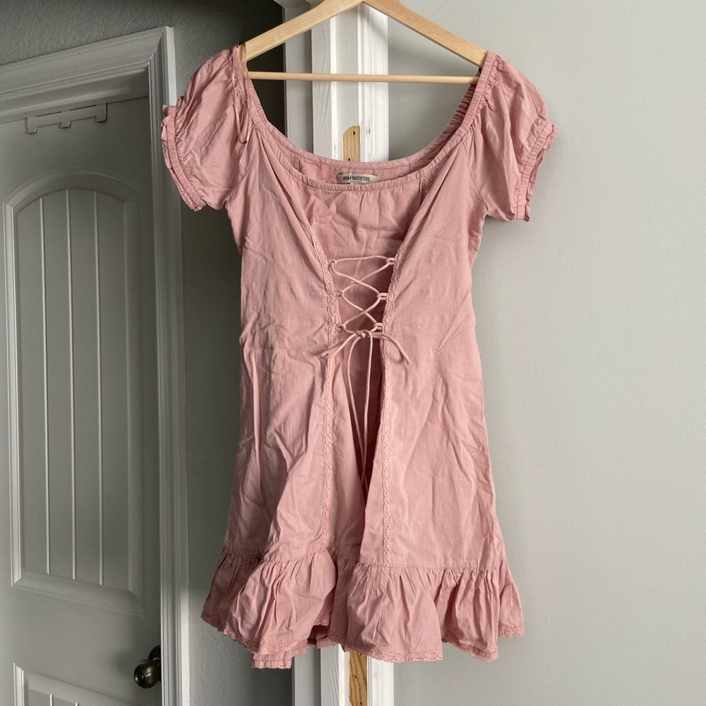 UO mauve corset dress
